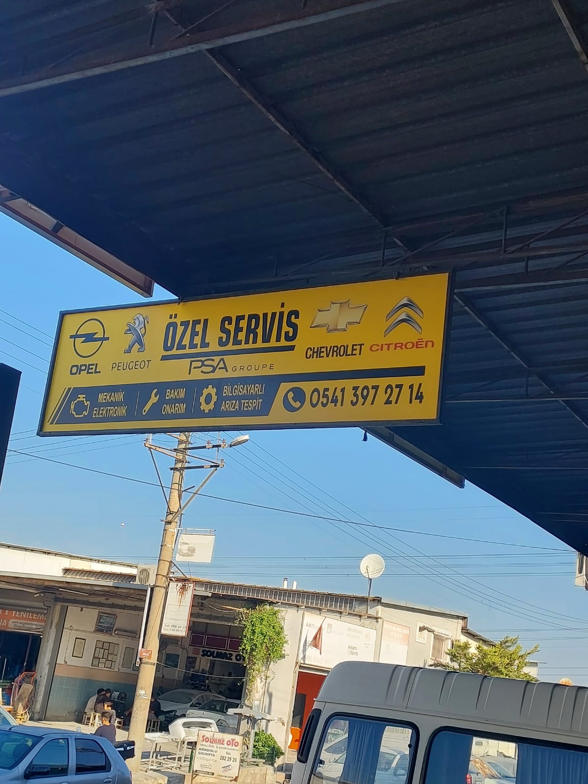 Özel Servis tabelası